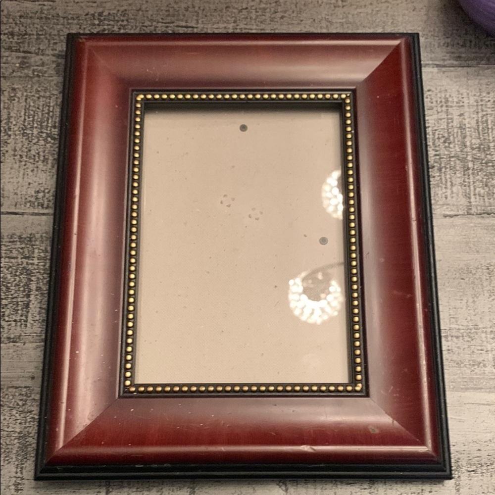 6”x 5” Elegant Brown, Gold and Black Photo Frame